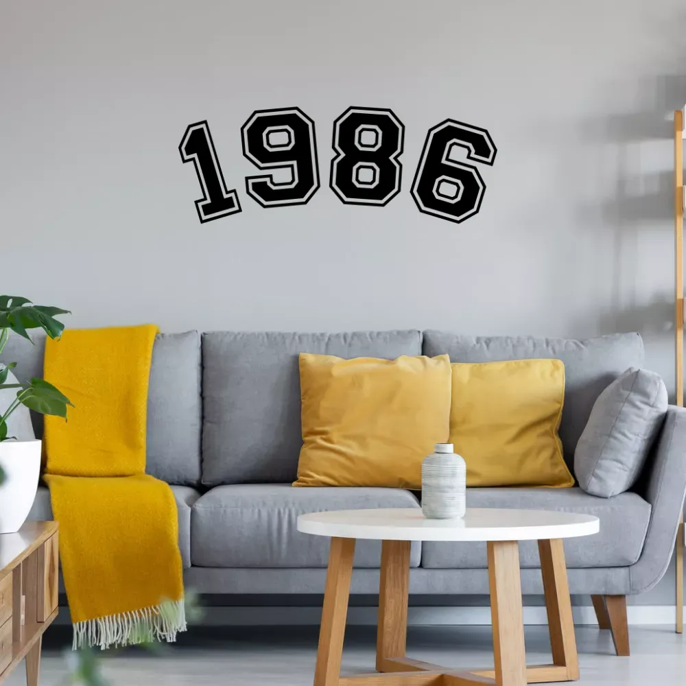 1986 30. Geburtstag Wandtattoo Sonstig. Wandtattoo