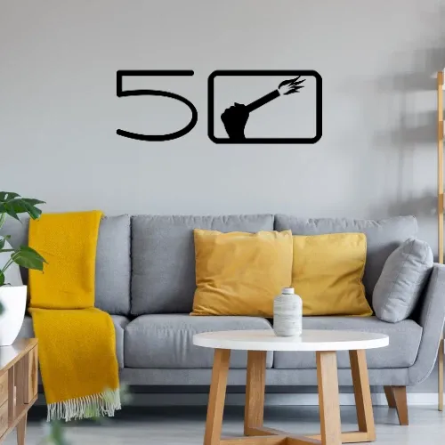 50. Pyroliga Pyrotechnik Sonstig. Wandtattoo