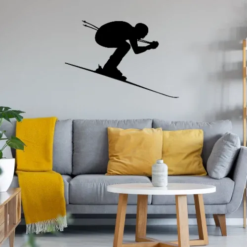 Abfahrts Skifahrer Ski Alpin Sonstig. Wandtattoo