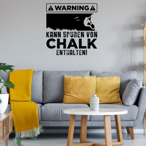 Achtung Kletterer Climber Boulderer Geschenkidee Sonstig. Wandtattoo Achtung Kletterer Climber Boulderer Geschenkidee Wandtattoo