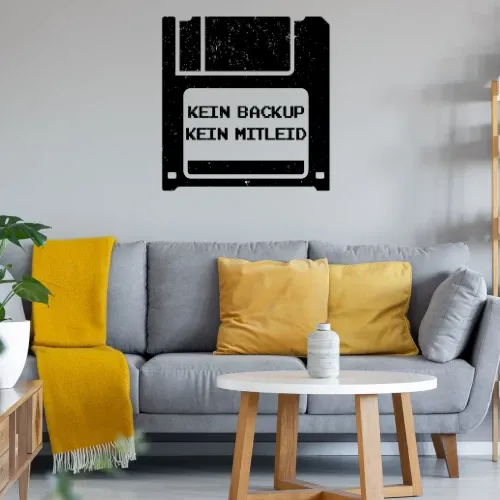 Admin Informatiker Backup Spruch Floppy Disk Motiv Sonstig. Wandtattoo Admin Informatiker Backup Spruch Floppy Disk Motiv Wandtattoo