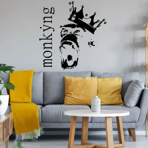 Affenkönig Monkyng Sonstig. Wandtattoo