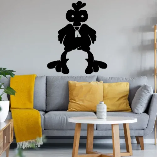 Agro Hahn Black Sonstig. Wandtattoo