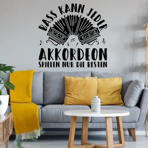 Akkordeon Die Besten Ziehharmonika Harmonika Sonstig. Wandtattoo