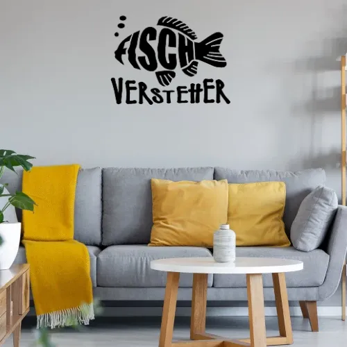 Angler Angeln Hobbyangler Fischversteher Geschenk Sonstig. Wandtattoo Angler Angeln Hobbyangler Fischversteher Geschenk Wandtattoo