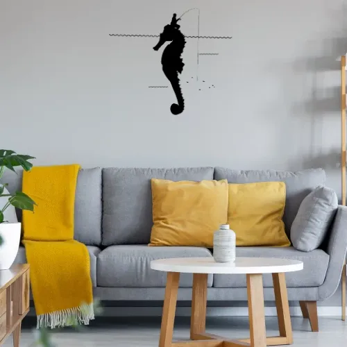 Angler Fischer Seepferdchen Seepferd Insel Motiv Sonstig. Wandtattoo