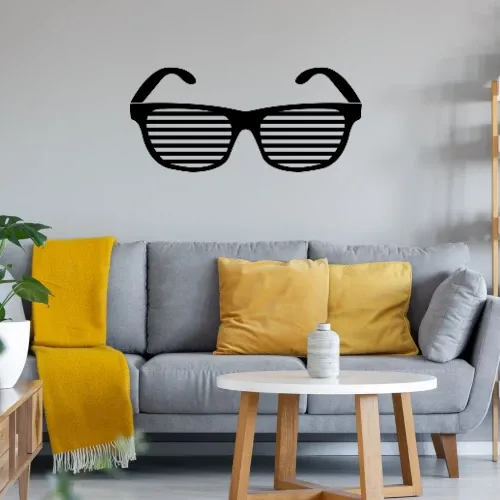 Atzen Brille Sonstig. Wandtattoo