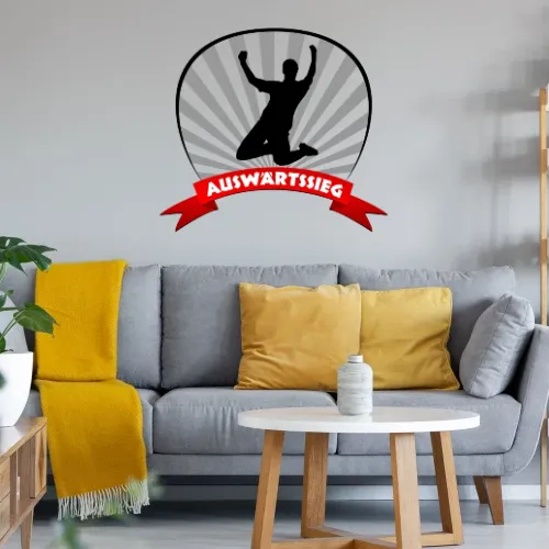 Auswärtssieg Fussball Sonstig. Wandtattoo Auswärtssieg Fussball Wandtattoo