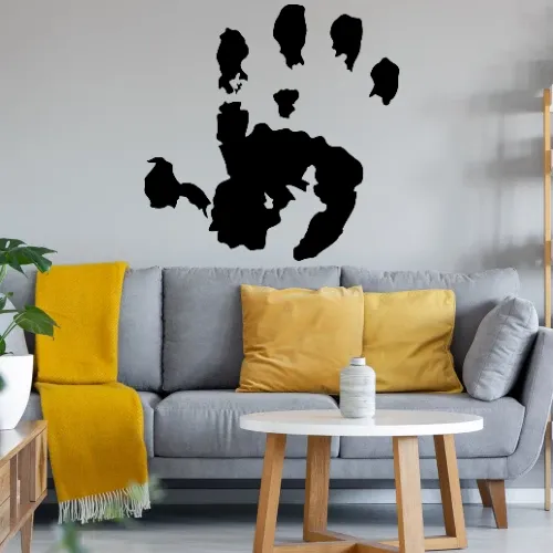 Baby Handabdruck Wandtattoo