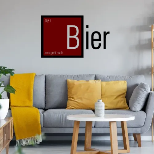 Bier Element Sonstig. Wandtattoo Bier Element Wandtattoo