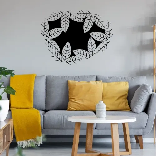 Blätterloch im Dschungel Wandtattoo