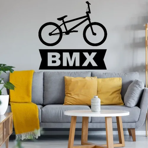 BMX Cross Bike Sonstig. Wandtattoo