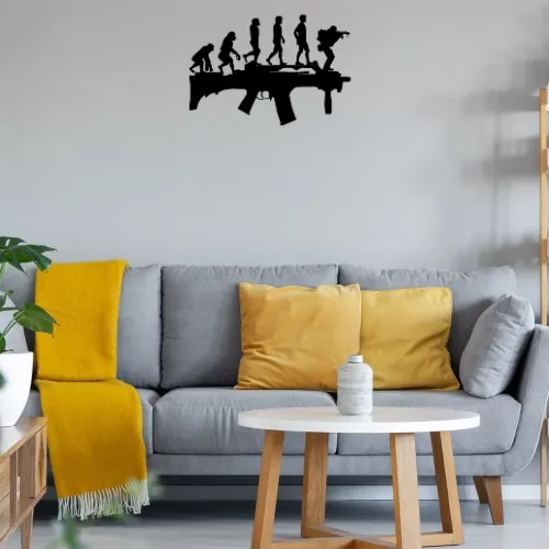 Bundeswehr Soldaten Evolution - Gewehr Soldat Evo Sonstig. Wandtattoo