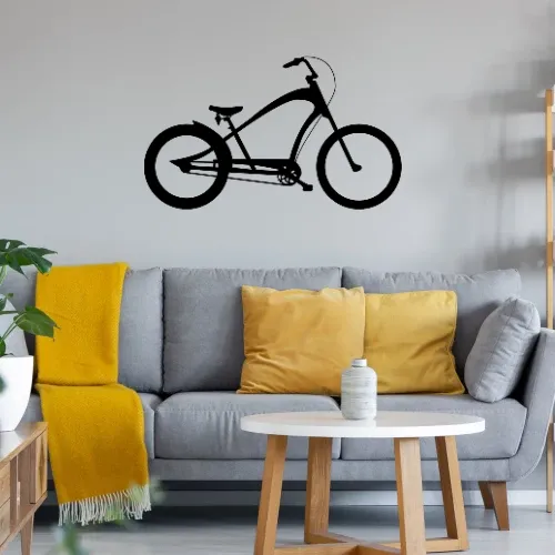 Chopper Fahrrad Wandtattoo