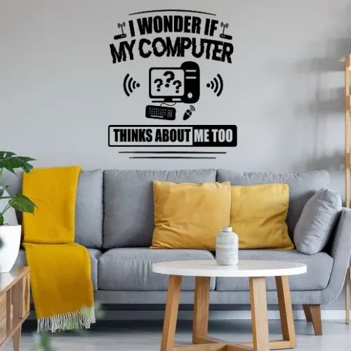 Computer Liebhaber Informatiker Büro Job Admin Wandtattoo
