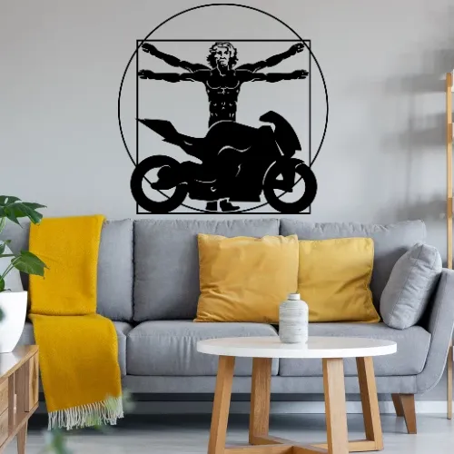 Da Vinci Bike Wandtattoo