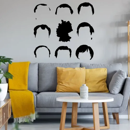 Deutschland Bundeskanzler Wandtattoo