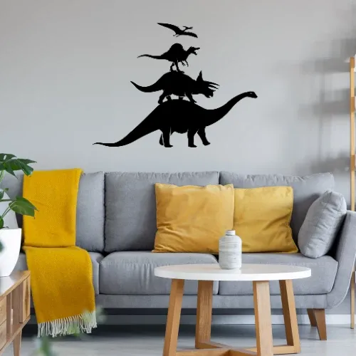 Dino Stadtmusikanten Sonstig. Wandtattoo