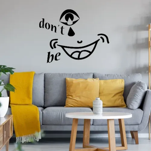 Don´t worry be happy Wandtattoo