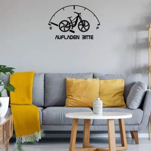 Ebiker Aufladen Bitte Lustiges Ebike Radfahrer Wandtattoo