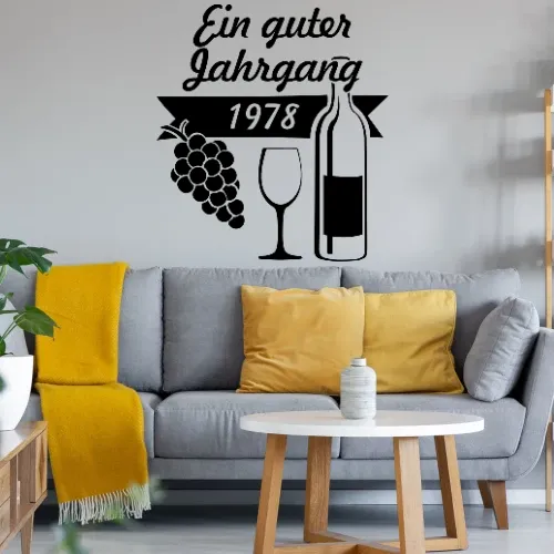 Ein guter Jahrgang 1978 Sonstig. Wandtattoo Ein guter Jahrgang 1978 Wandtattoo