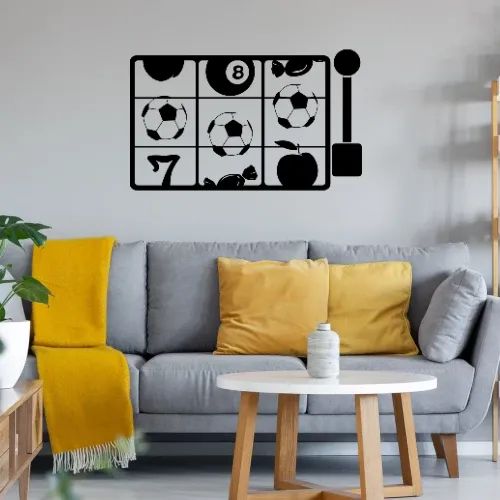Einarmiger Bandit Fußball Wandtattoo