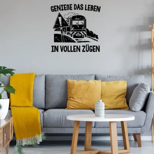 Eisenbahn Lok Rente Modelleisenbahn Ruhestand Zug Sonstig. Wandtattoo