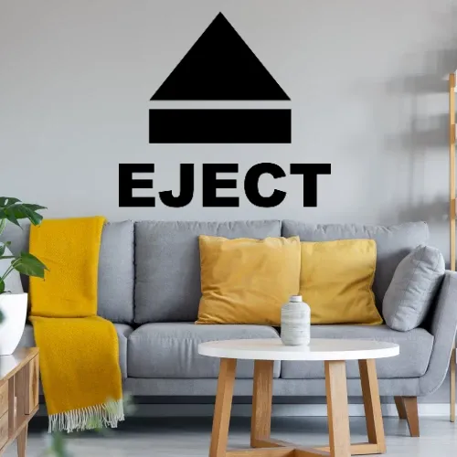 Eject Kassetten auswerfen Sonstig. Wandtattoo