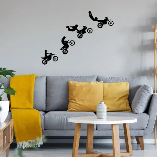 Enduro Sprung  Seatgrab Wandtattoo