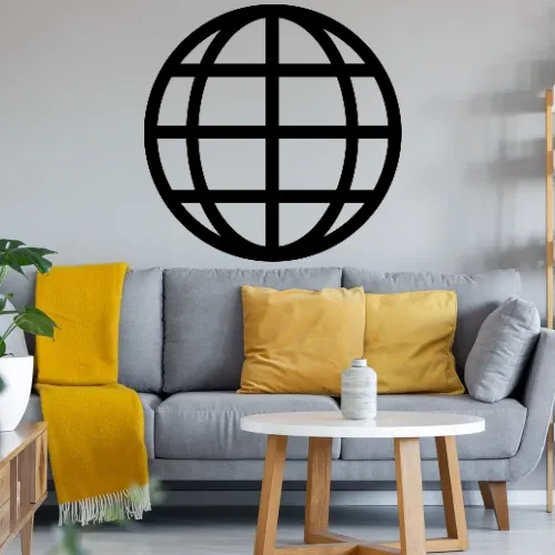 Erdkreise Wandtattoo