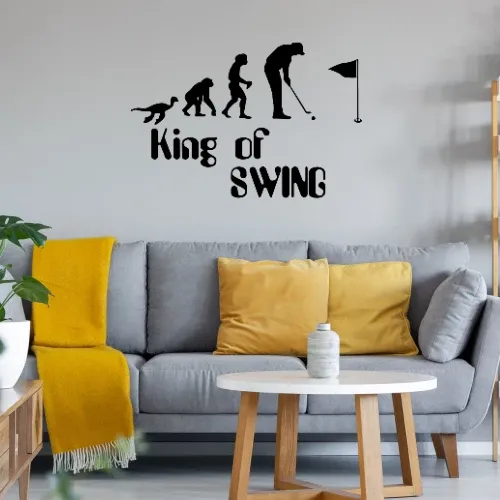Evolution Golf King of Swing Sonstig. Wandtattoo