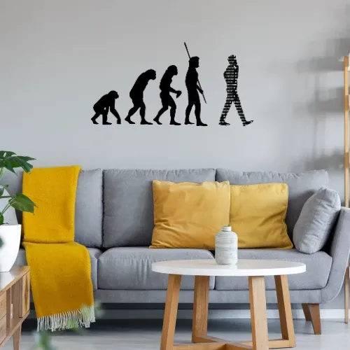 Evolution Handy Binary Sonstig. Wandtattoo