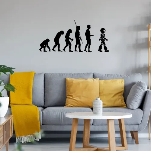 Evolution Roboter Sonstig. Wandtattoo