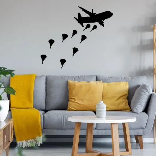 Fallschirmjäger Rundkappe Heer Fallschirmspringer Sonstig. Wandtattoo Fallschirmjäger Rundkappe Heer Fallschirmspringer Wandtattoo