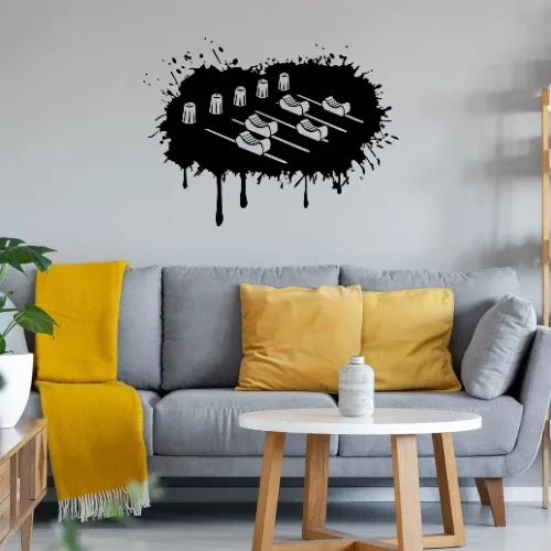 Farbklecks Mischpult Sonstig. Wandtattoo