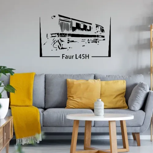 Faur L45H Wandtattoo