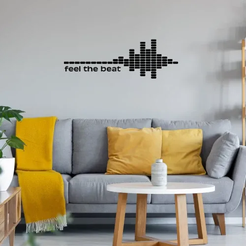 feel the beat Sonstig. Wandtattoo