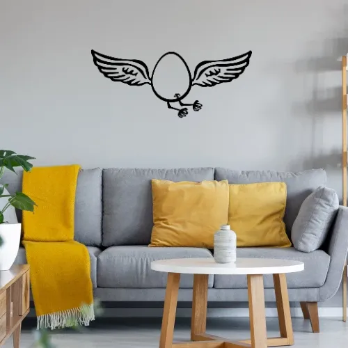 Fliegendes Ei Sonstig. Wandtattoo