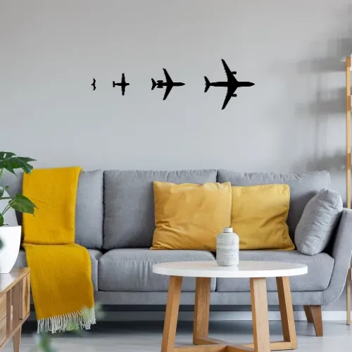 Flugzeug Evolution Sonstig. Wandtattoo