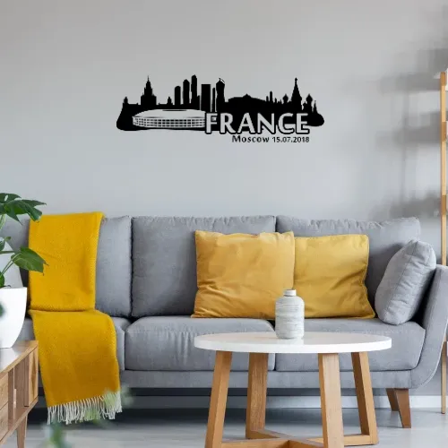 Frankreich Weltmeister 2018 Wandtattoo