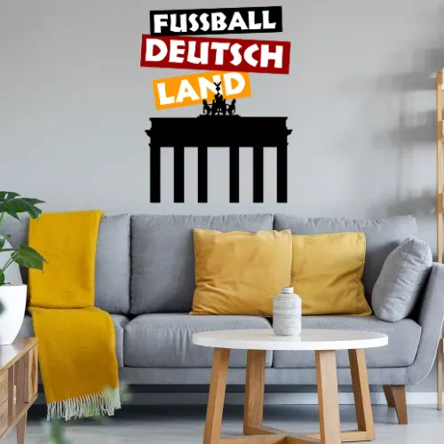 Fussball Deutschland 2.0 Sonstig. Wandtattoo Fussball Deutschland 2.0 Wandtattoo
