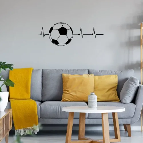 Fussball Herzschlag Sonstig. Wandtattoo