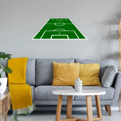 Fussball Spielfeld 3D 2.0 Wandtattoo