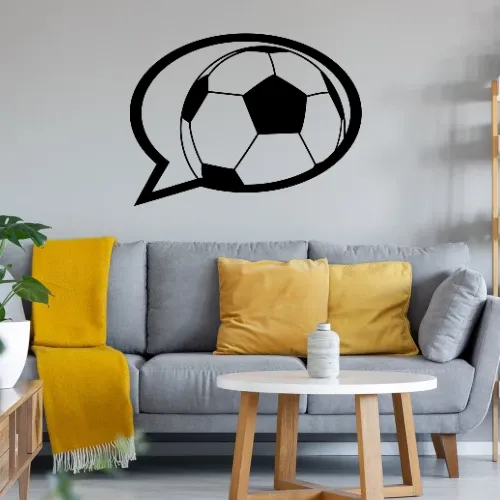 Fussball Sprechblase Sonstig. Wandtattoo