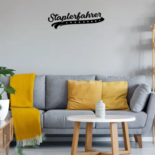 Gabelstapler Logo Gabelstaplerfahrer Staplerfahrer Wandtattoo
