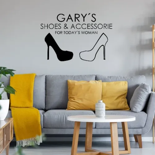 Gary´s Shoes and Accessoire Sonstig. Wandtattoo