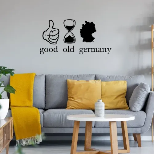 good old germany Deutschland Wandtattoo