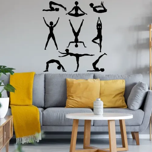 Gymnastik Sonstig. Wandtattoo