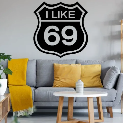i like 69 Wandtattoo