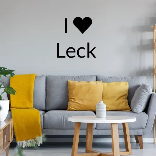 I Love Leck Sonstig. Wandtattoo I Love Leck Wandtattoo